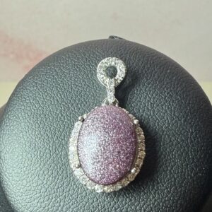 925 Sterling silver and cubic zirconia pendant