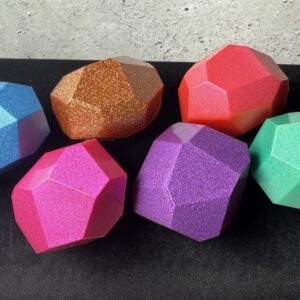 Cremation gems set of six