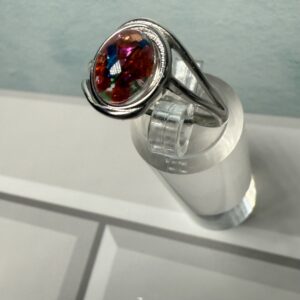 925 Sterling silver oval ring