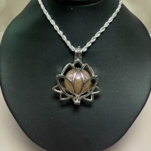 Lotus flower pendant