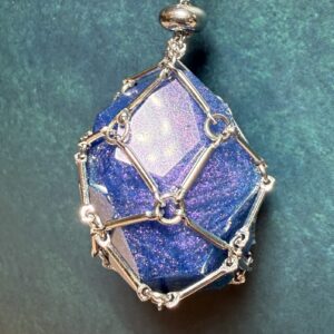 Stainless steel cage necklace